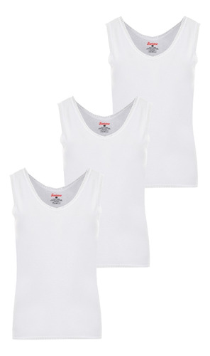 Combo X3 Camiseta Esqueleto Mujer Encaje Blanco