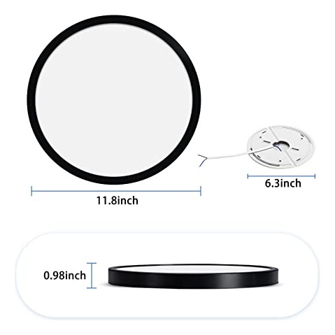 Lámpara De Techo Led Spideng De Montaje Empotrado, 28 W, 650