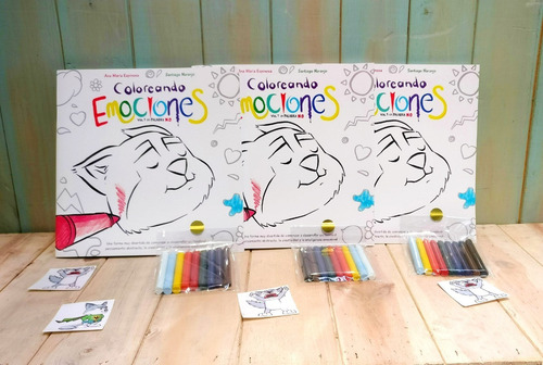Coloreando Emociones X3 - Libro Para Colorear