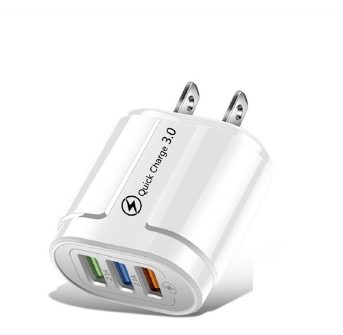 Cargador Universal 18w Qc 3.0  +cable Micro Usb 90 Grados