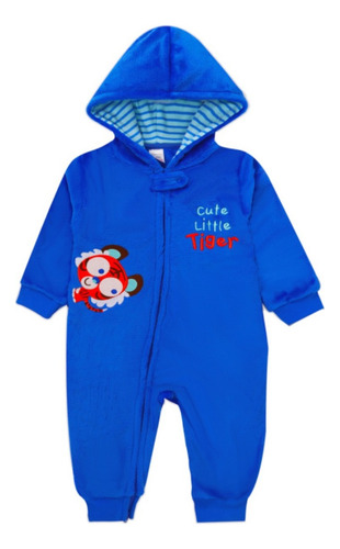 Enterito Bebe Niño Pijama Tedmimak Plush Azul
