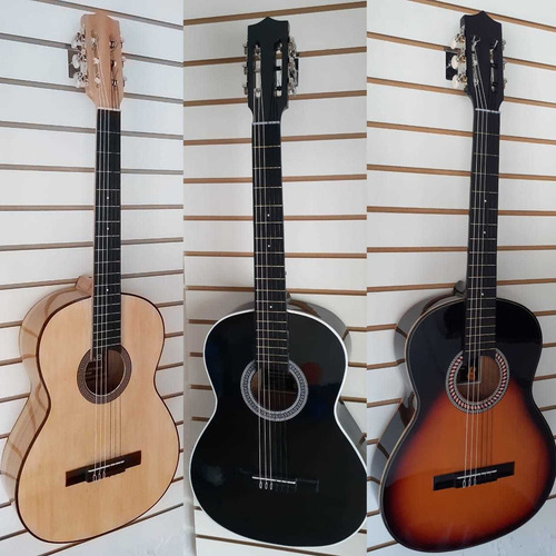 Guitarra Clásica+forro Lona+método De Aprendizaje+pick+envío