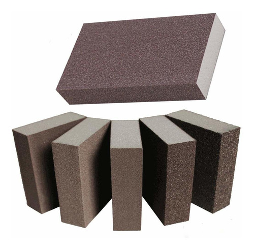 6pcs Sanding Blocks Sponges Of Coarse Medium Fine Superfine(
