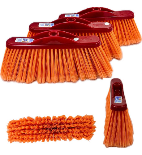 12 Escoba Cepillo Extra Suave Veneciana Ideal Ori Sin Bastón