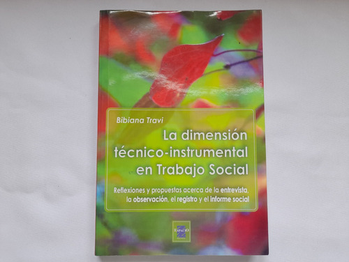 La Dimension Tecnico Instrumental Trabajo Social, B. Travi