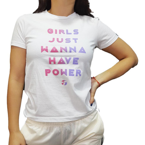 Topper Remera Kids - Mc Girls Power Blco
