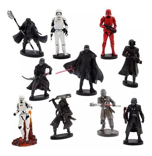 Star Wars First Order Bonecos Set Dysney Store Playset