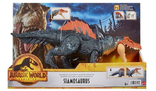 Dinosaurio Siamosaurus Jurassic World Figura Acción Mattel
