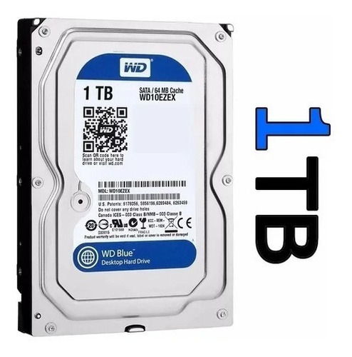 Disco Duro Mecanico De 1tb Para Pc Western Digital 