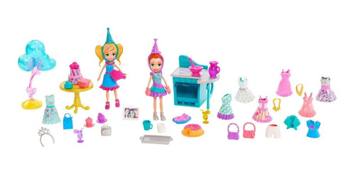 Imagen 4 de 4 de Polly Pocket! Fiesta De Cumpleaños, Mattel Bestoys