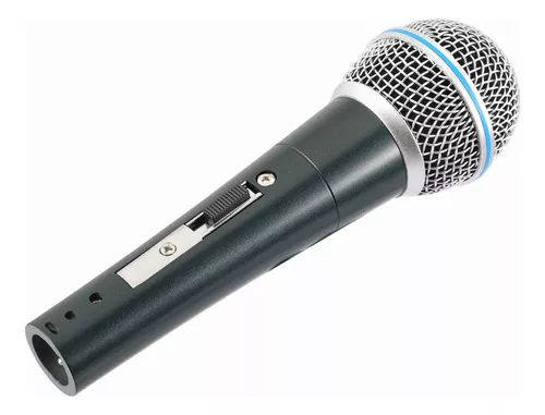 Micrófono Profesional Dinámico de Mano Handheld Bobina Móvil con Cable XRL  Nuevo para Fiestas Hogar Re Sunnimix Micrófono móvil de la bobina