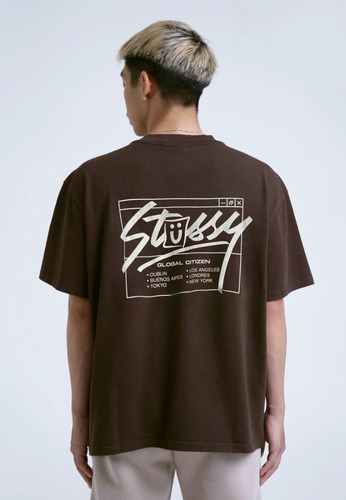 Remera Oversize Hombre Stussy Aesthetic Remeron Corta