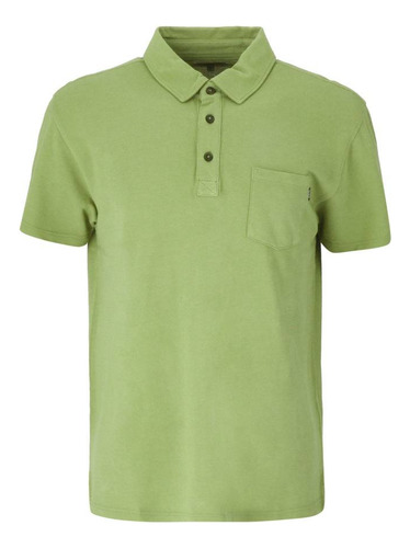 Polera Manga Corta Algodon Acadia Hombre Verde Doite
