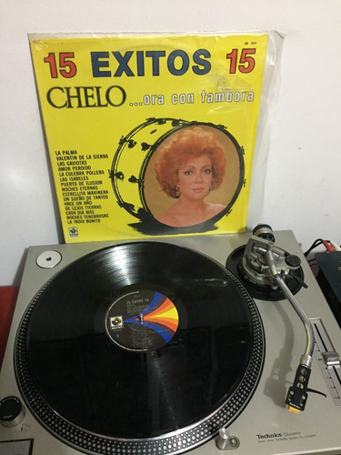Chelo Con Su Tambora - 15 Exitos -   Vinyl 12 Lp 