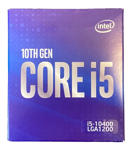 Procesador Intel Core I5 10400 Decima Gen 2.90 Lga1200 6