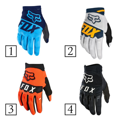 Guantes Para Moto Bicicleta Enduro Bmx Ciclismo 