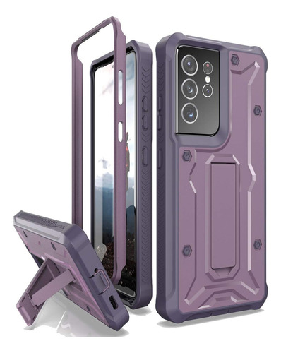 Funda Galaxy S21 Ultra Armadillo Tek Kickstand Violeta