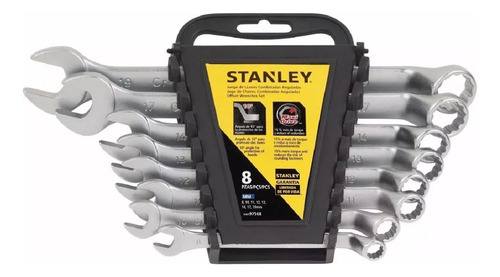 Juego De Llaves Combinadas Stanley 8 Pz Stmt97568 Metricas