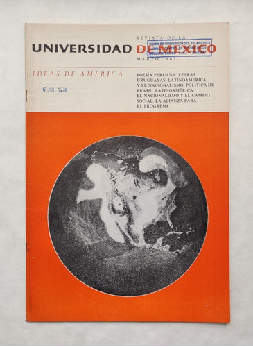 Revista De La Universidad De México | Marzo, 1963
