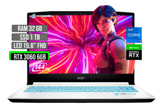 Msi Sword Intel Core I7 12650h Ssd 1tb Ram 32gb Rtx 3060