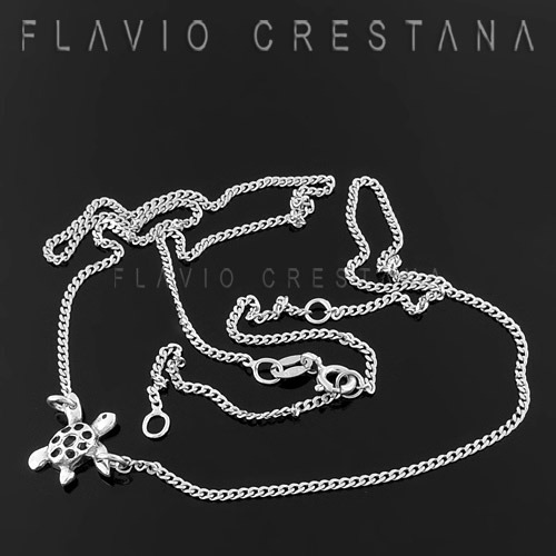 Colar Tartaruga, Prata 925. Fabricacao Propria - 61041701