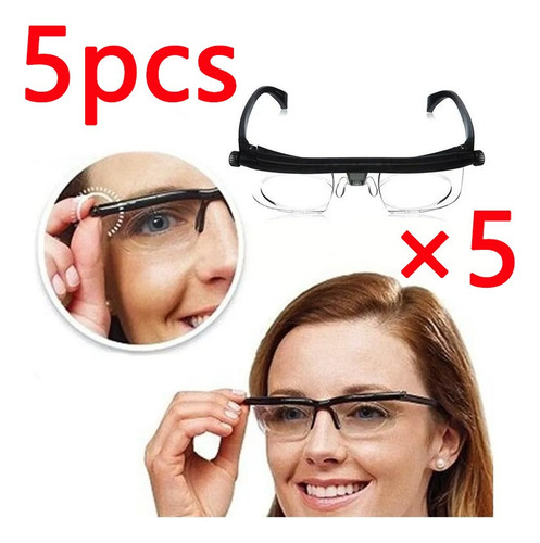 Lentes Ópticos Ajustables Autograduables 5 Piezas