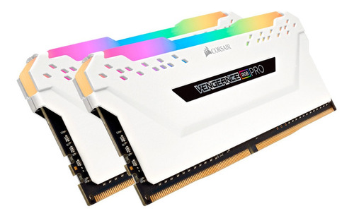 Memoria 16gb Corsair 2x8 Ddr4 3200mhz Rgb Pro Blanco Mexx 1