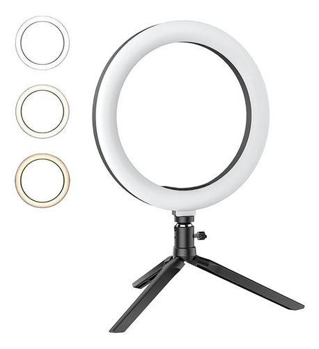 Anillo Luz Led Selfie 16cm 15w C/control Tripode Paragon.uy