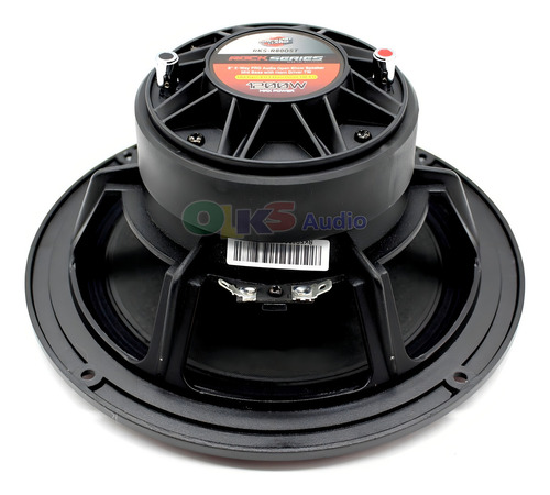 Medio Rango Y Driver 8 Open Show 1200w Rockseries Rks-r80ost Color Negro