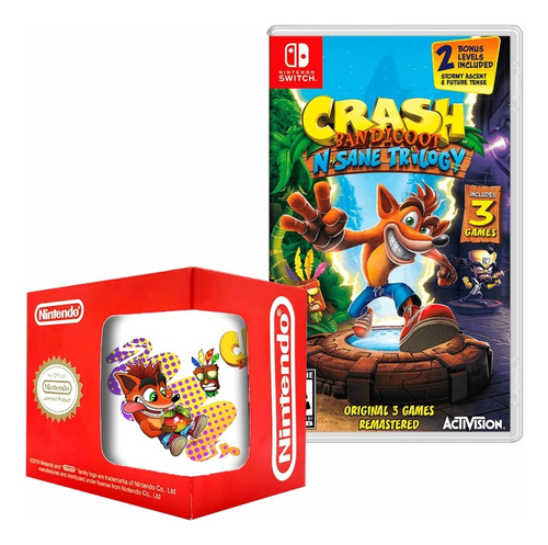 Crash Bandicoot N Sane Trilogy Nintendo Switch Y Taza 2