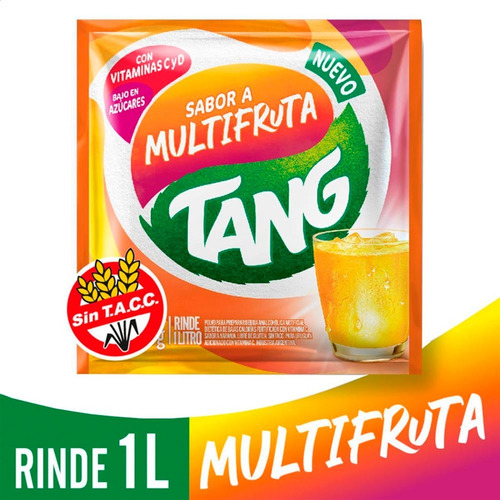 Imagen 3 de 8 de Jugo Tang Multifruta Sin Tacc Bajo En Azucares - Caja X20u