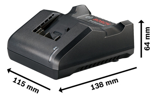 Kit Bosch 2 Baterías 18v 2,0 Ah + Cargador Gal 18v-20 220v