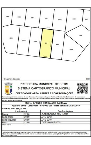 Imagem 4 de 10 de Lote Para Comprar No Chácaras Em Betim/mg - 3617