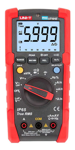 Multímetro Digital Con Capacitancia/frecuencia Ut191e Uni-t