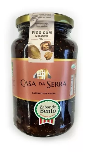 Geleia Artesanal De Figo (figada) Sabor do Campo 680g