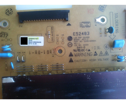 Zsus LG Ebr66607601 Eax61420601 42pj350-ub (Usado)