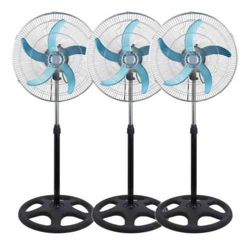 Kit Com 02 Ventilador Turbo Metal Forte 5 Pás Potente 220v