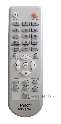 Control Remoto Televisor Antiguo Irt