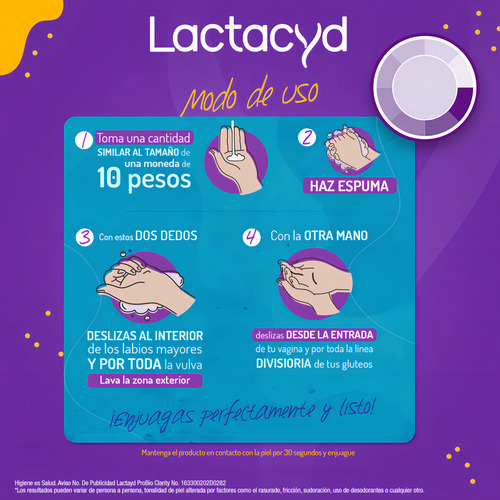 Lactacyd Clarity Shampoo Íntimo De Uso Diario 220 Ml