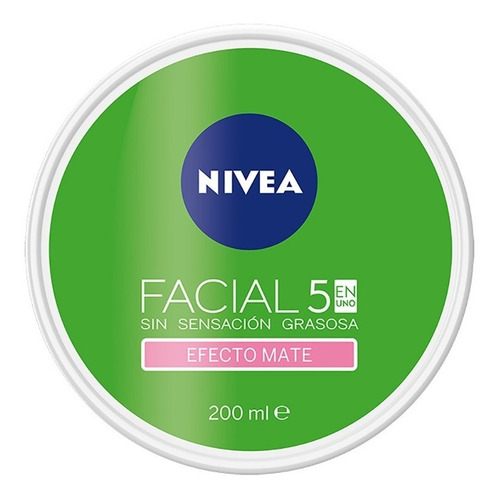 Imagen 4 de 8 de Crema Facial Nivea Cuidado Efecto Mate 5 En Uno 200 Ml