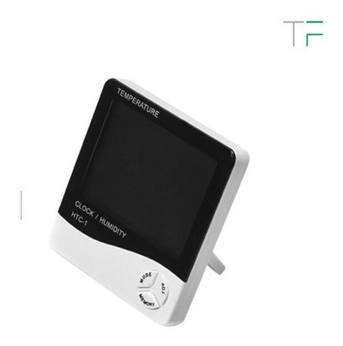 Imagen 3 de 8 de Termómetro Higrómetro C/reloj Y Alarma