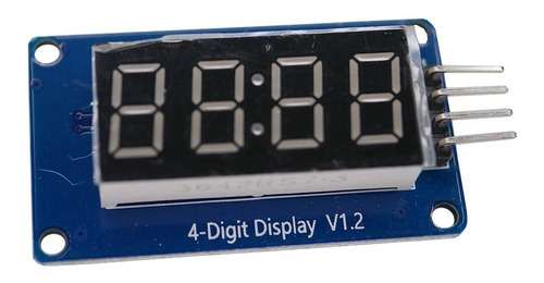 Modulo Display 4 Digitos Controlador Tm1637 4 Pines