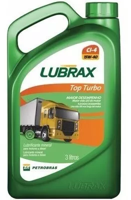 Óleo Lubrax Top Turbo 15w40 Ci-4 Diesel Galão 3 Litros