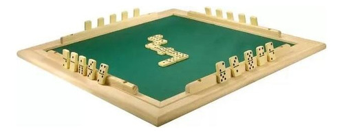 Jogo Tabuleiro De Mesa P/ Domino C/ Feltro 66 Cm Viagem