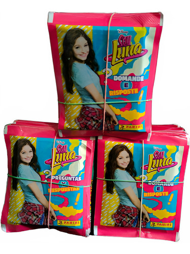 150 Sobres De Album Soy Luna Pregunta Y Respuestas Panini