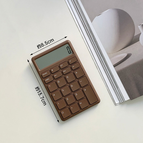Calculadora Pequeña, Mini Pantalla Lcd Silenciosa Que Evita