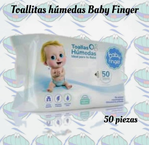 Imagen 1 de 1 de Baby Finger Toallitas Húmedas De Bebé Paquete 50pcs.