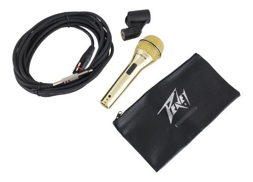 Microfono Peavey Pvi2 Gold  W 1/4' To Xlr Cable...