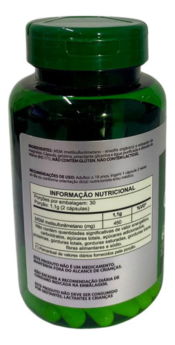 Kit 3 Enxofre Orgânico 60 Cápsulas