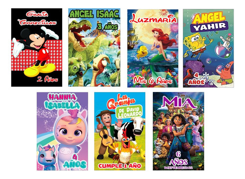 15 Mini Libros Personalizados Para Colorear Con Crayolas